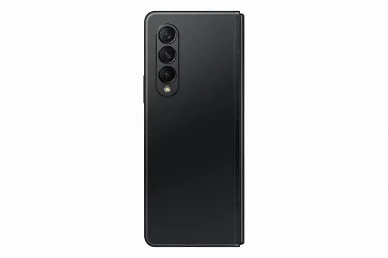 Galaxy Z Fold3 in Phantom Black, front view