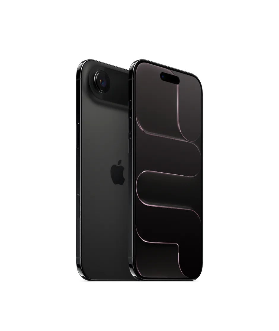 iPhone Air in Space Black, front view