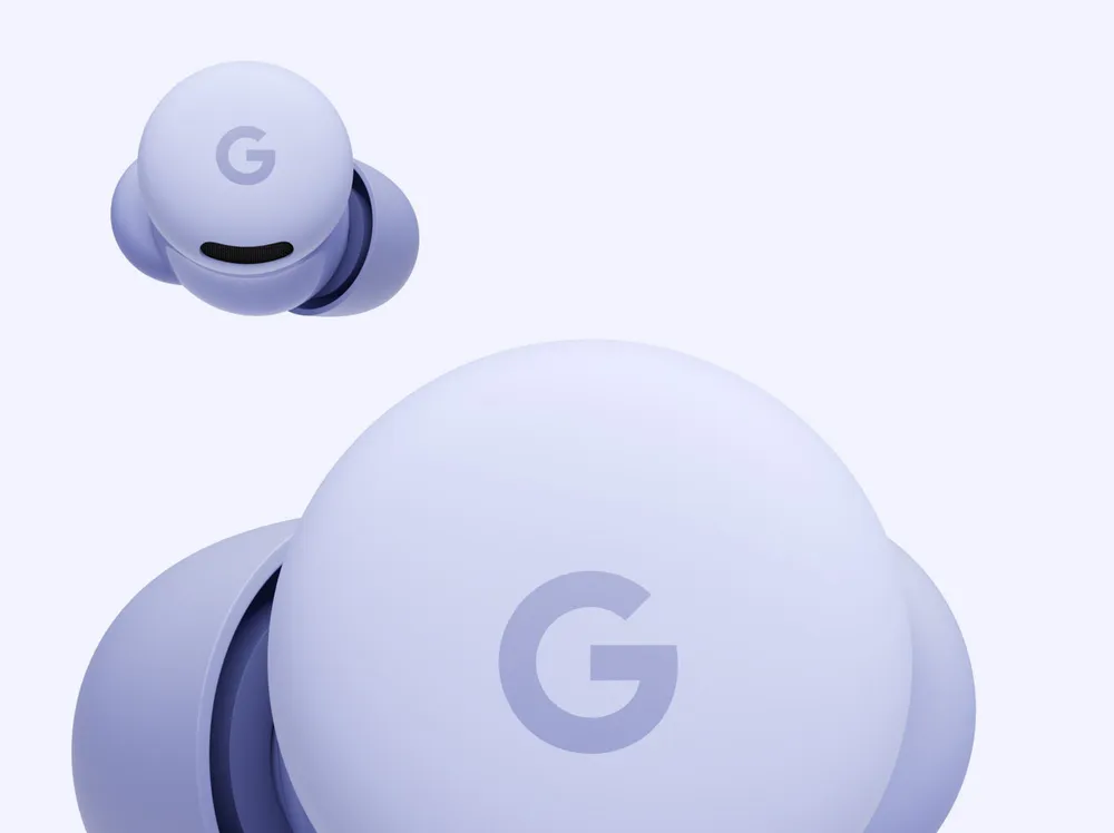 Google Pixel Buds 2a — Iris, front view