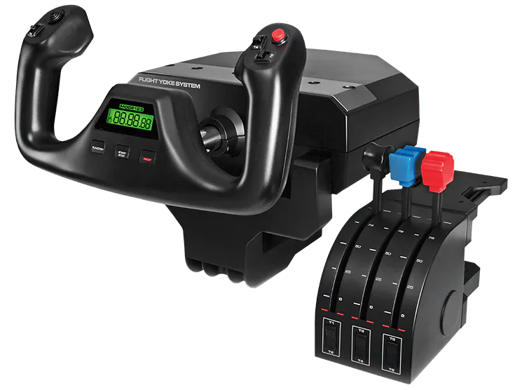 Logitech Flight Simulator Yoke System, front view
