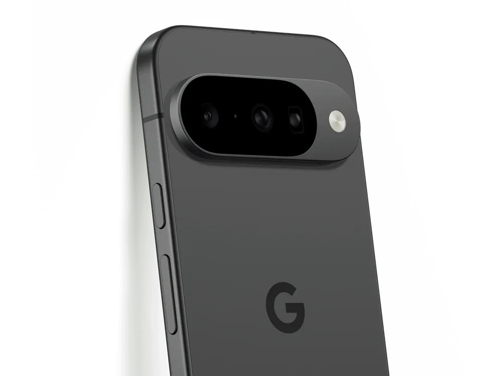 Pixel 10 leaning against a backdrop