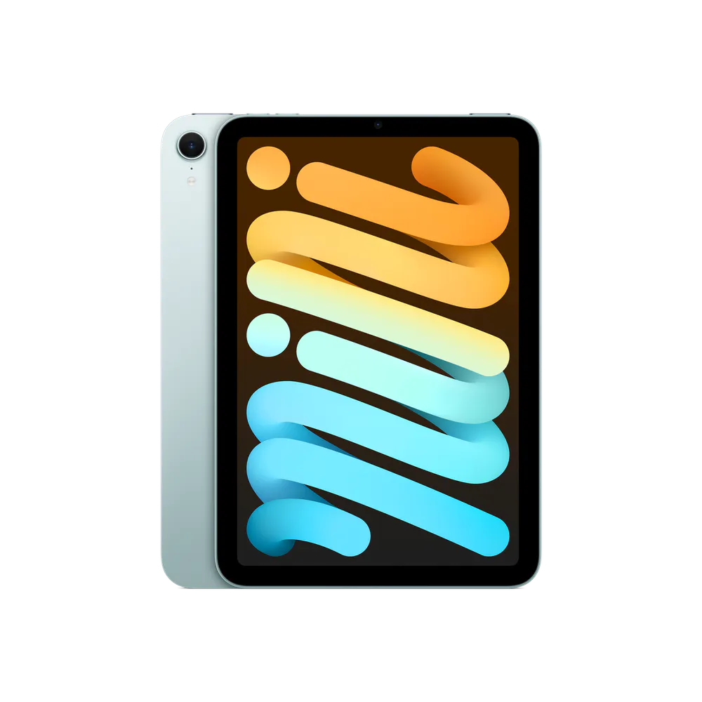 iPad Mini 7th Gen in Blue, front view