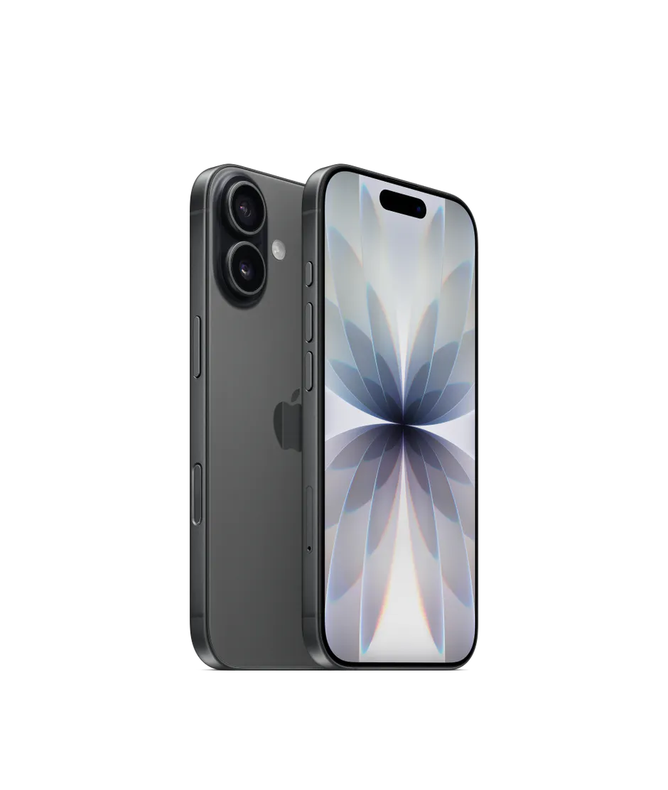 iPhone 17 in Black, front view