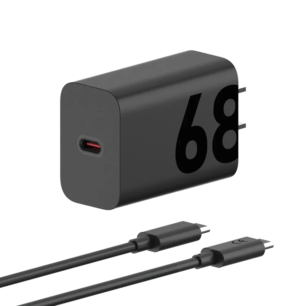 Motorola TurboPower 68W Charger, front view