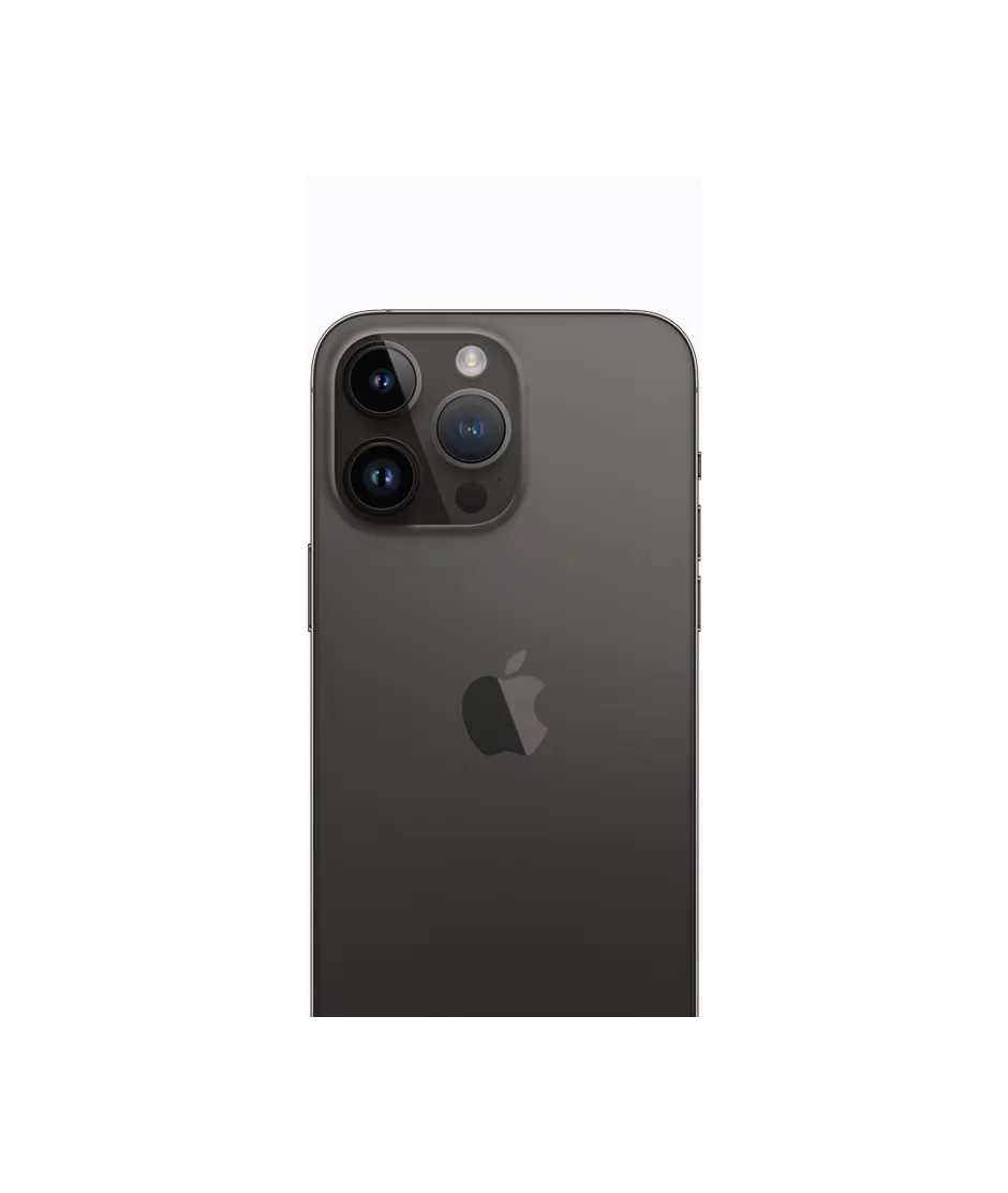 iPhone 14 Pro Max in Space Black, front view