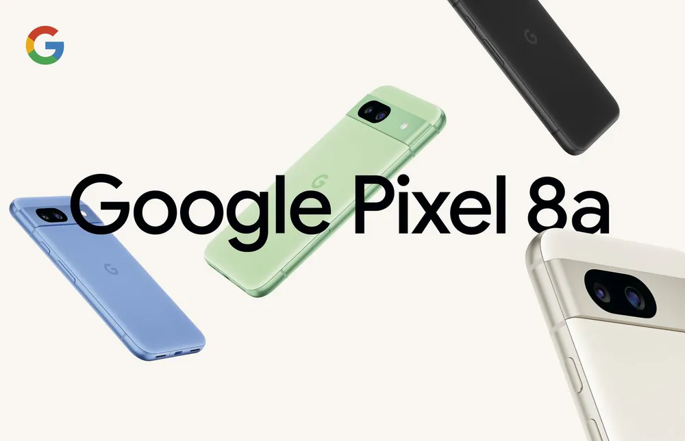 Pixel 8a in Obsidian