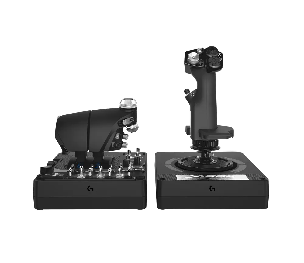 Logitech G X56 HOTAS, front view
