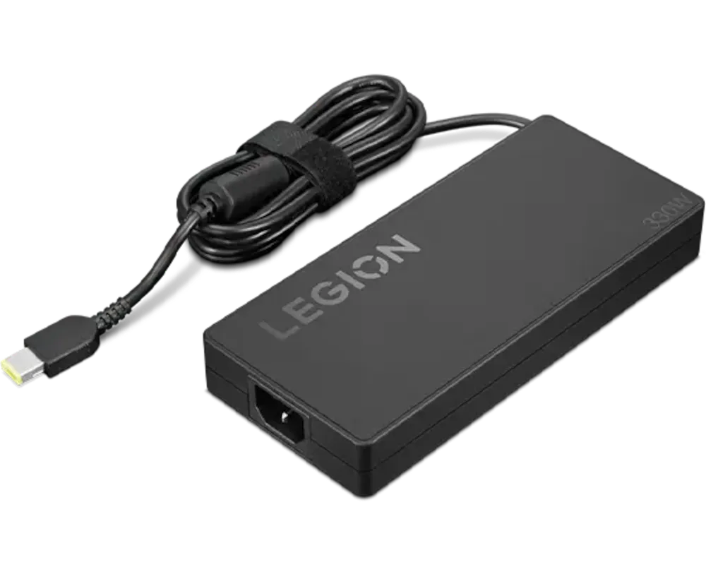 Lenovo Legion Slim 330W GaN AC Adapter, front view