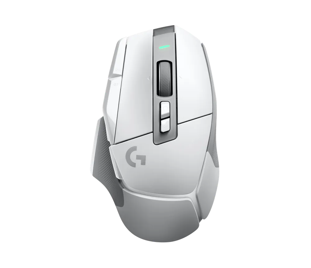 Logitech G502 X LIGHTSPEED — White, front view