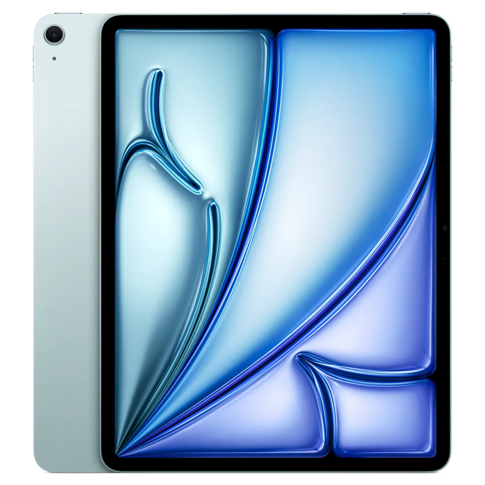 iPad Air 13-inch (M3) in Blue, front view