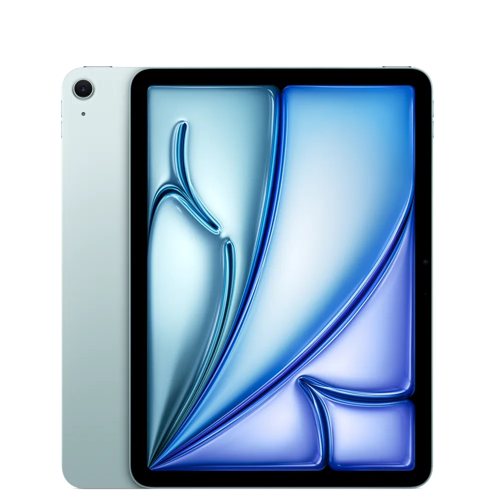 iPad Air 11-inch (M3) in Blue, front view