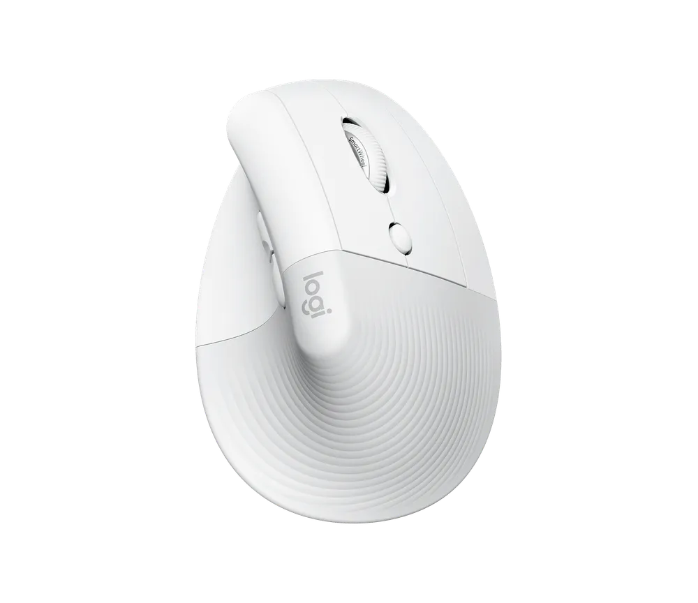 Logitech Lift — Off-white, front view