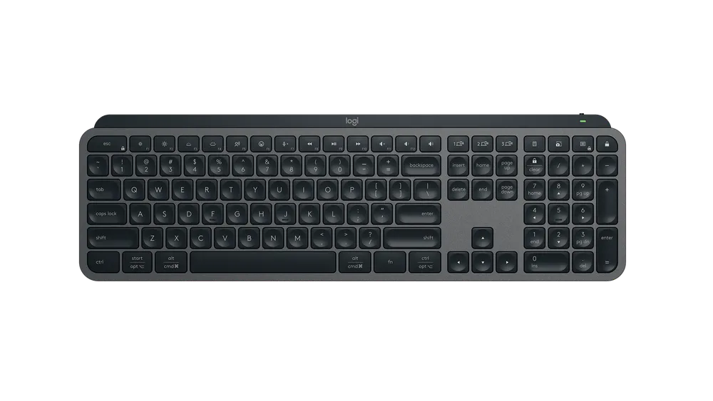 Logitech MX Keys S — Graphite, front view