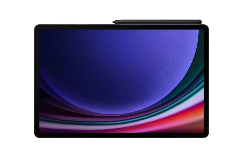 Galaxy Tab S9+ in Graphite, front view