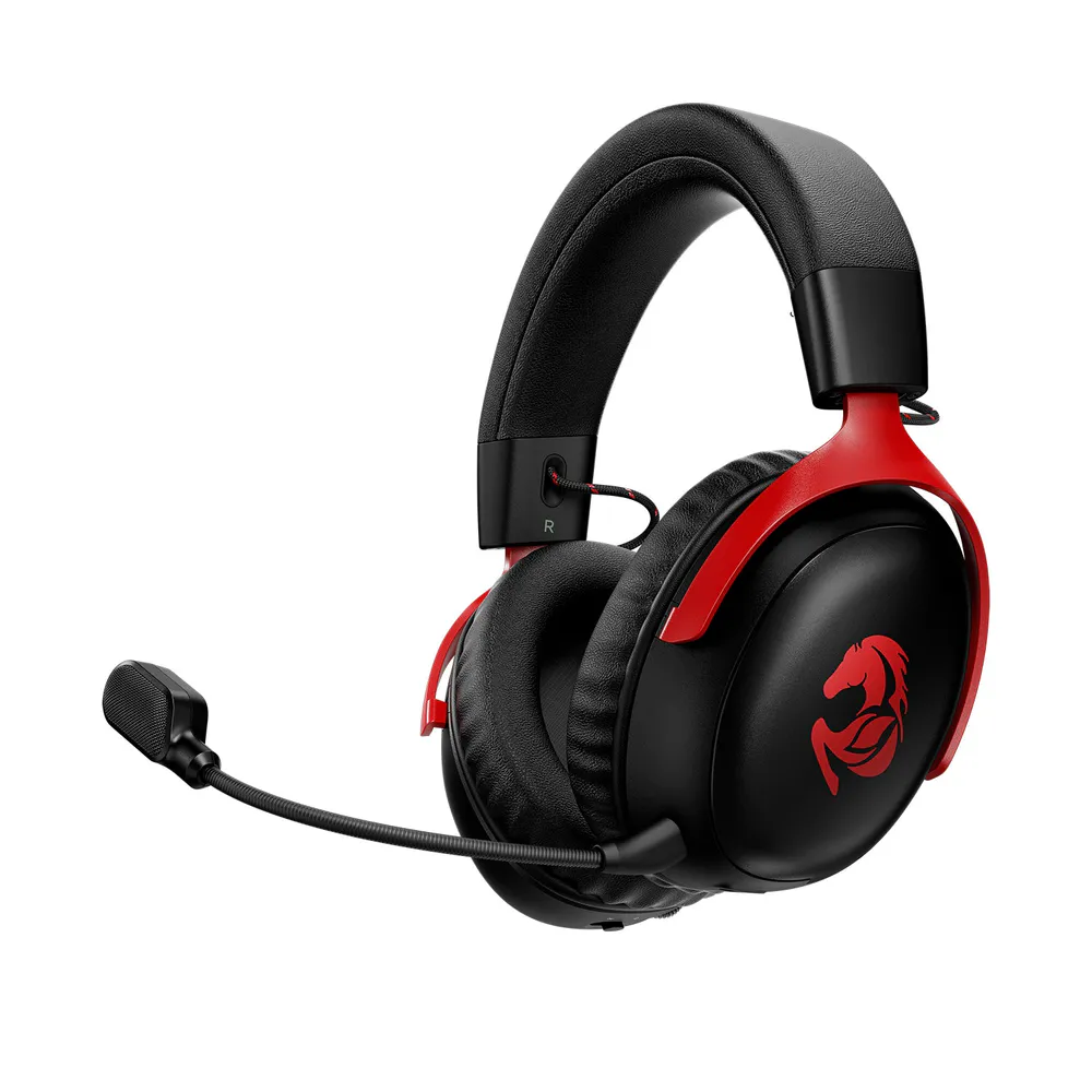 HyperX Cloud III S Wireless — Black-Red, front view